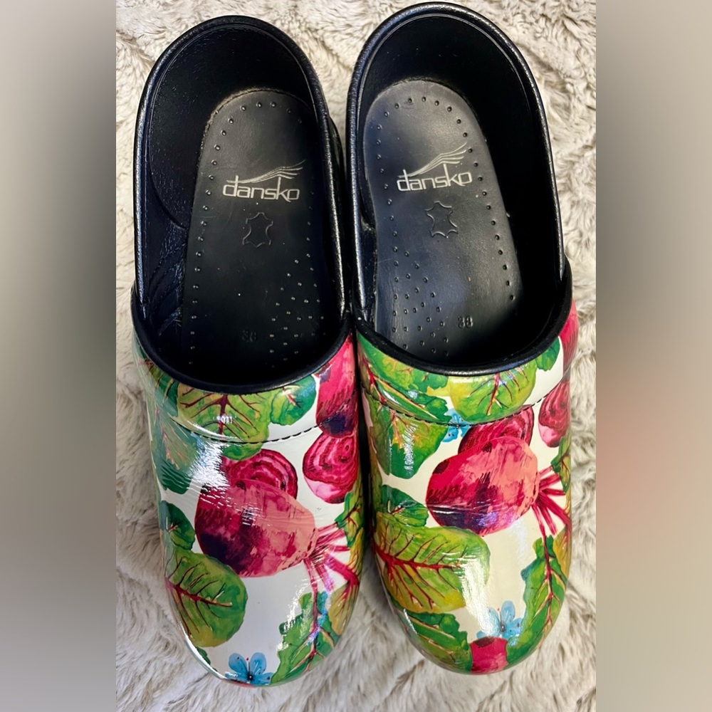 Dansko Vibrant Floral Mules
